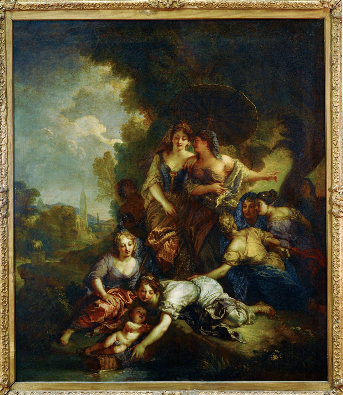 Moise sauve des eaux - Mosè salvato dal fiume ... da Charles de Lafosse