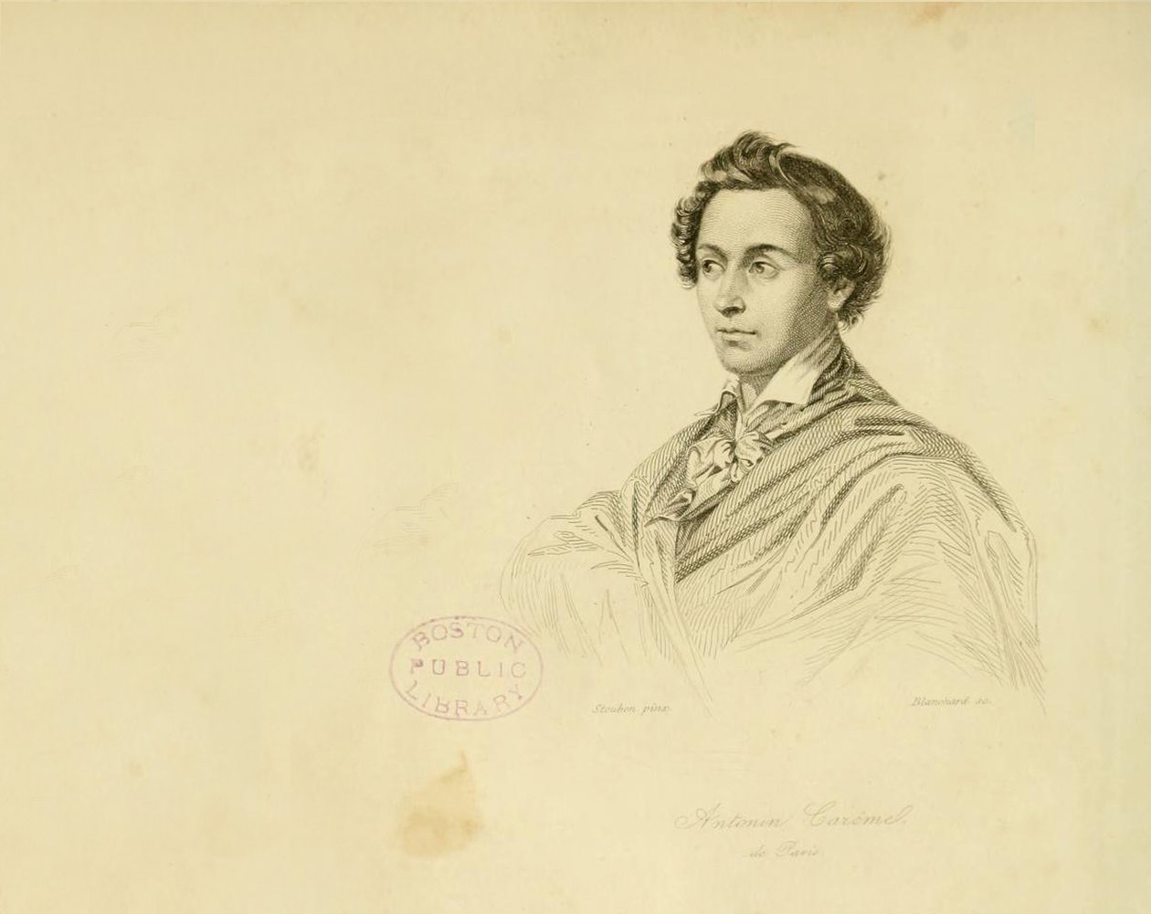 Marie-Antoine Carême 1784-1833 da Charles de Steuben