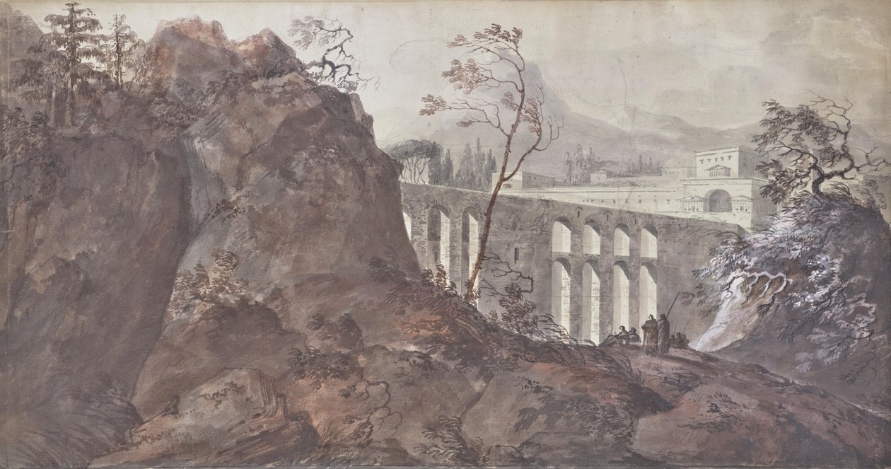 Paesaggio con viadotto da Charles de Thomas