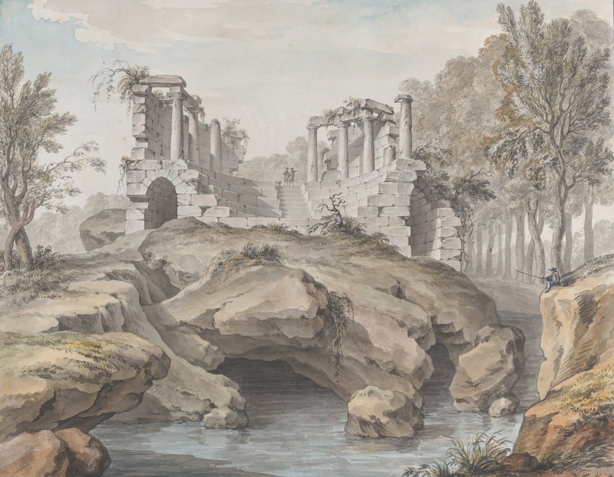 Progetto per una naumachia, nei giardini del Chateau d