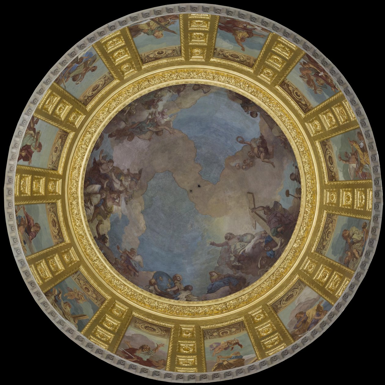 San Luigi in gloria, 1702-1707 da Charles de la Fosse