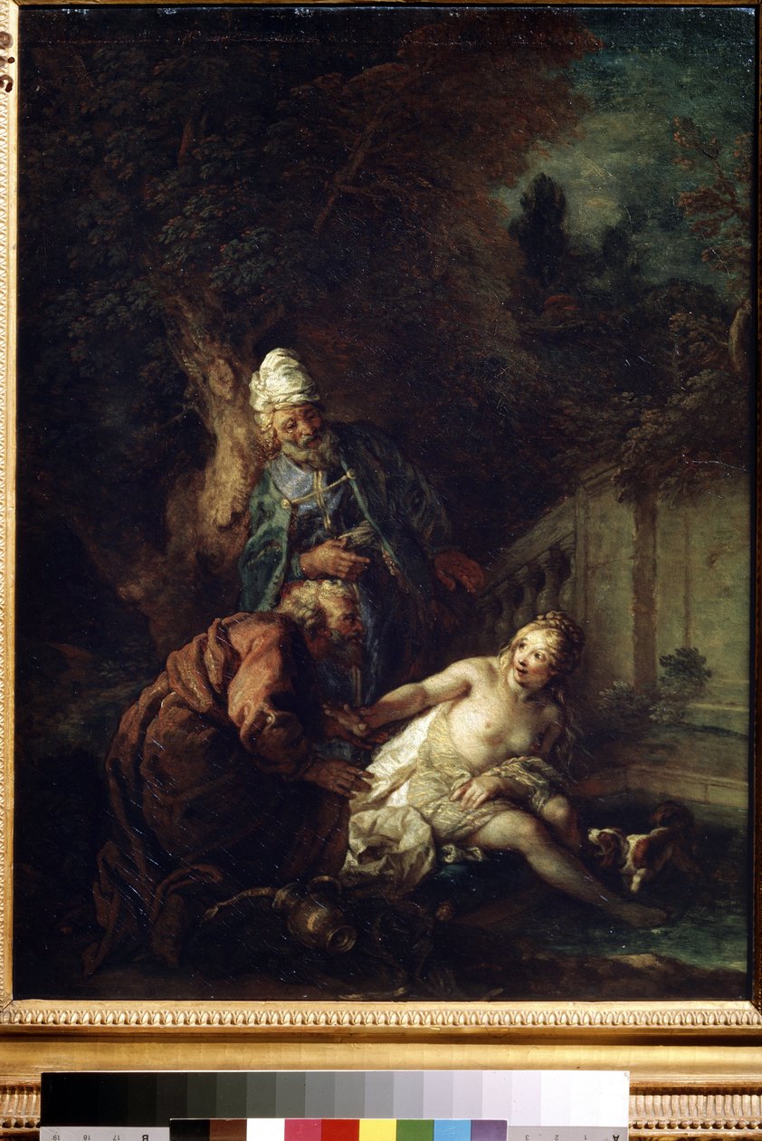 Susanna e i vecchioni da Charles de la Fosse