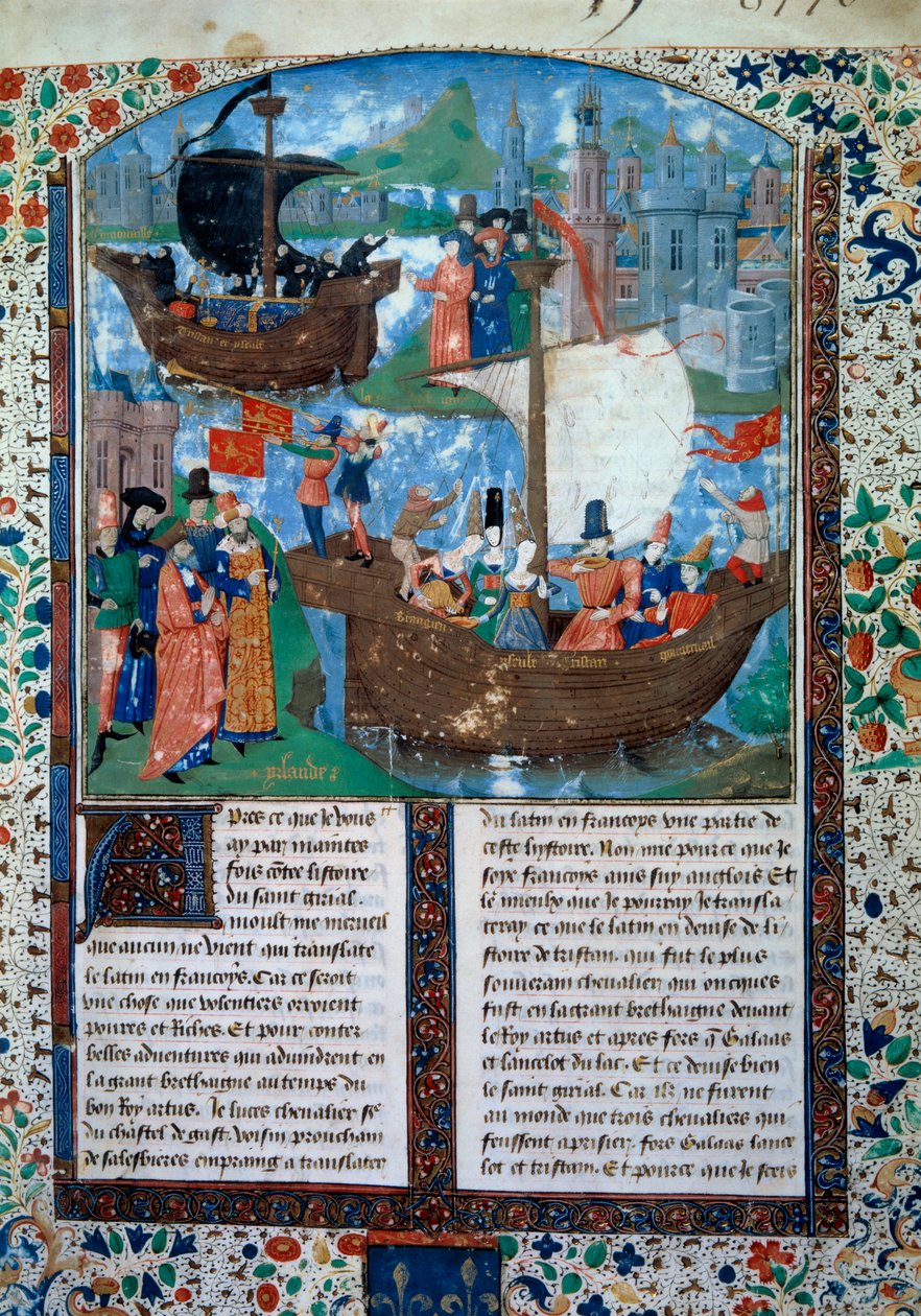 Tristano e Isotta lasciano l