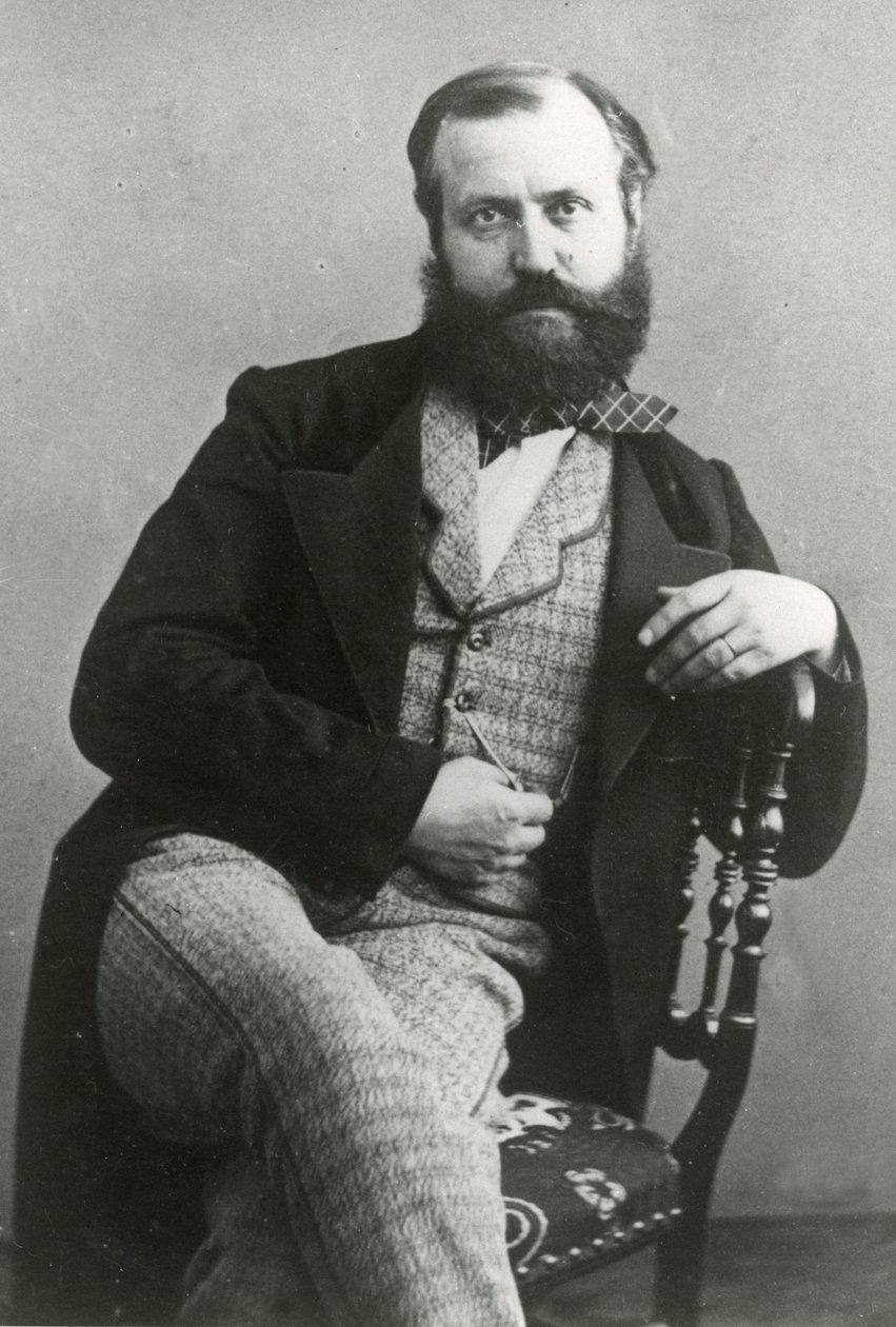 Charles Gounod (foto b/n) da Charlet & Jacotin