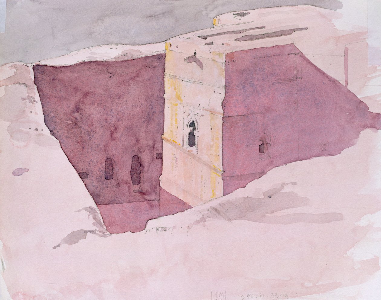 Tramonto di Giorgis, Lalibela, Etiopia, 1996 da Charlie Millar