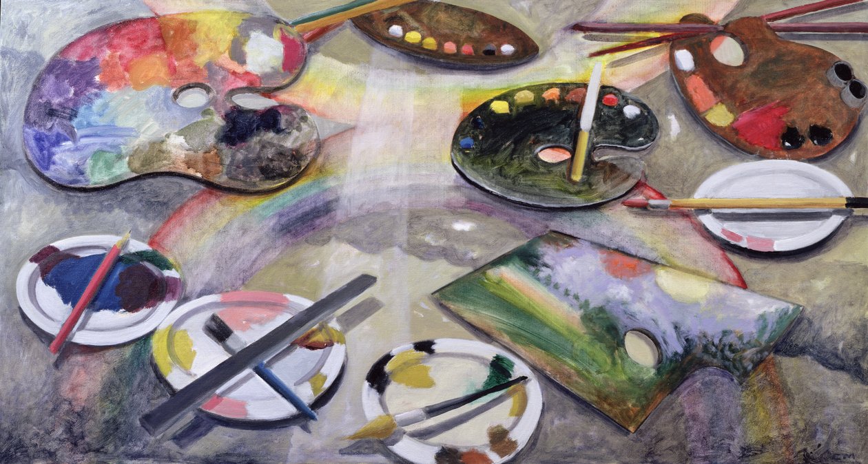 Spettro delle tavolozze degli artisti, 2003 da Charlotte Moore