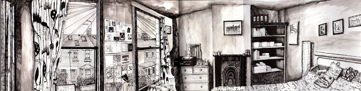 Panorama della camera da letto da Charlotte Orr