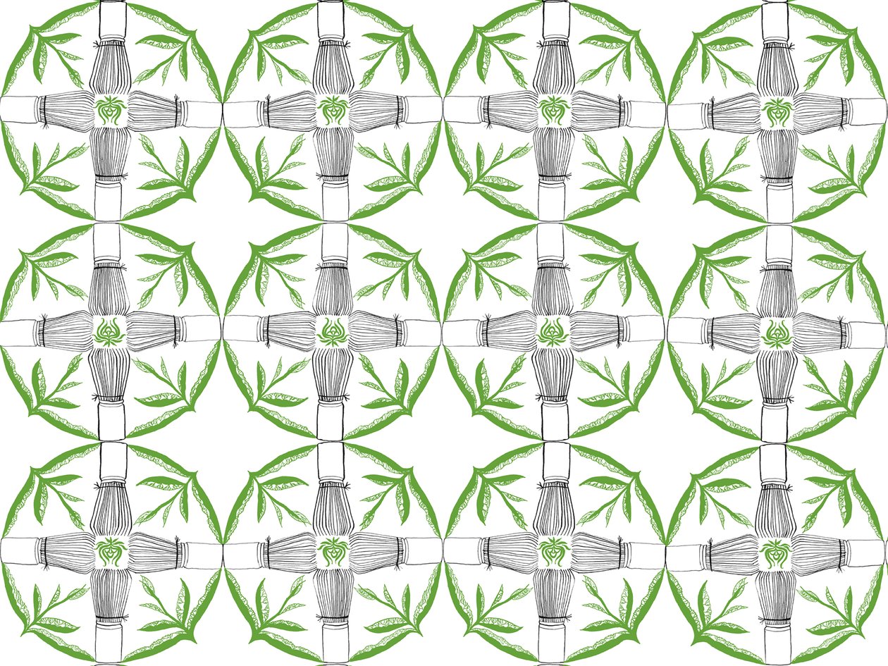 Pattern Ripetuto di Matcha, 2018 da Charlotte Orr