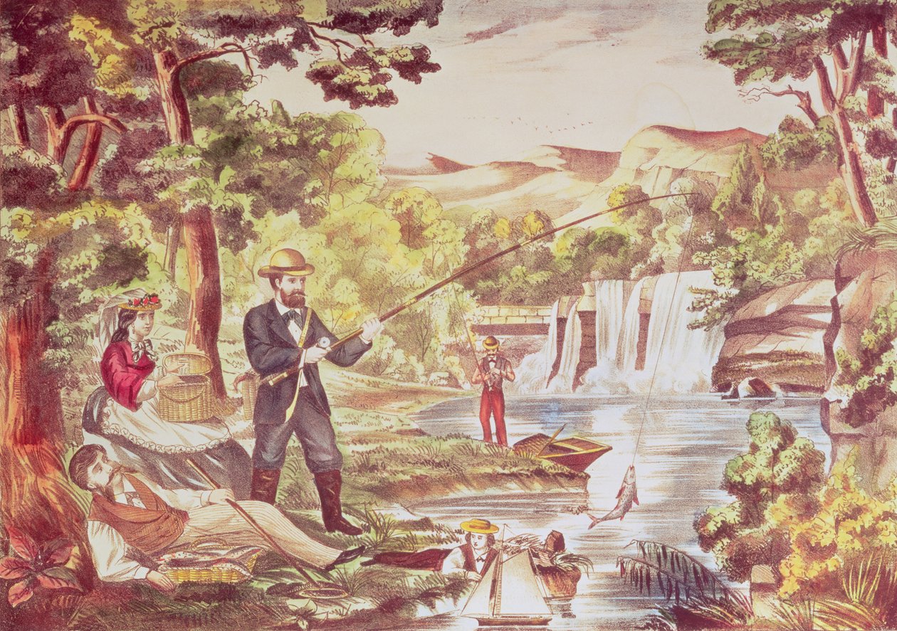 Scena di pesca da Chas Hart