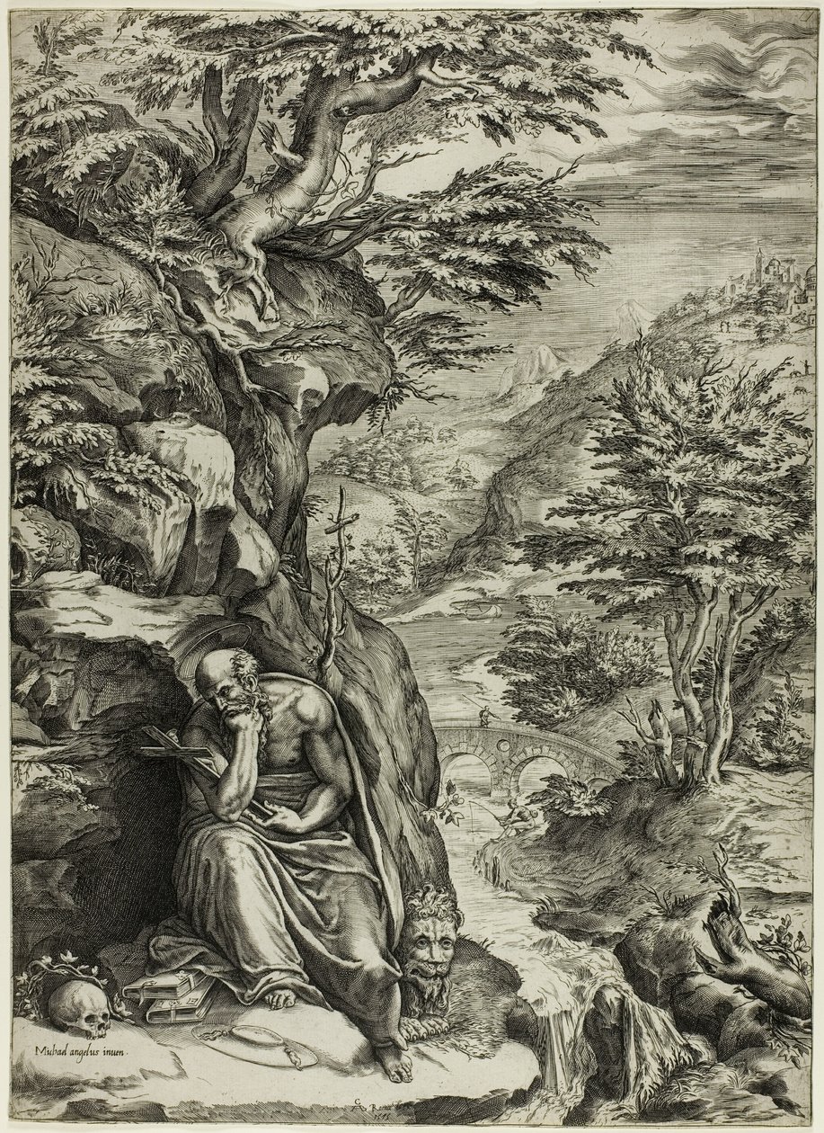 San Girolamo nel deserto da Cherubino Alberti