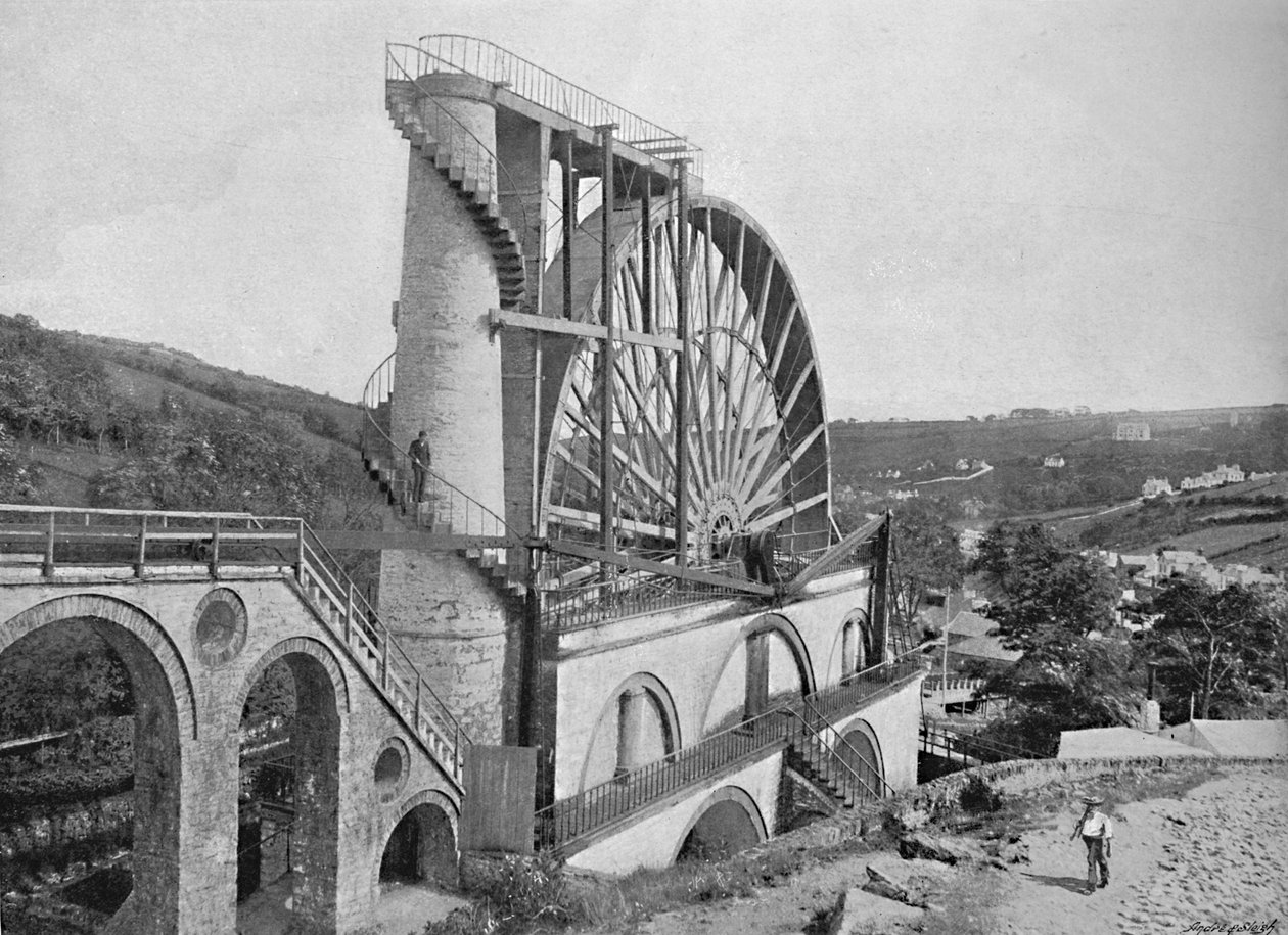 Ruota di Laxey, Isola di Man, c1896 da Chester Vaughan