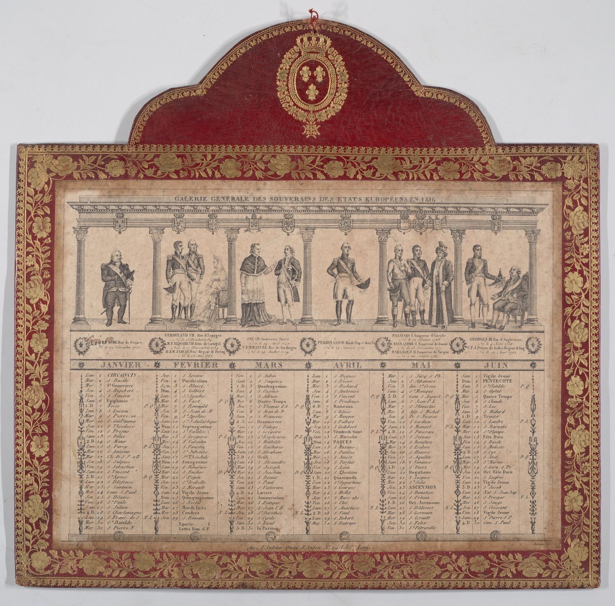Calendario francese per l