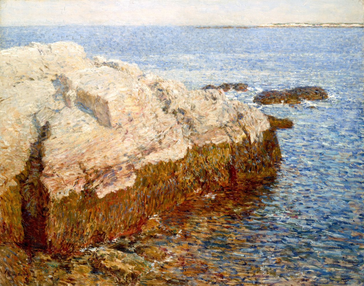 Roccia della scogliera da Childe Hassam