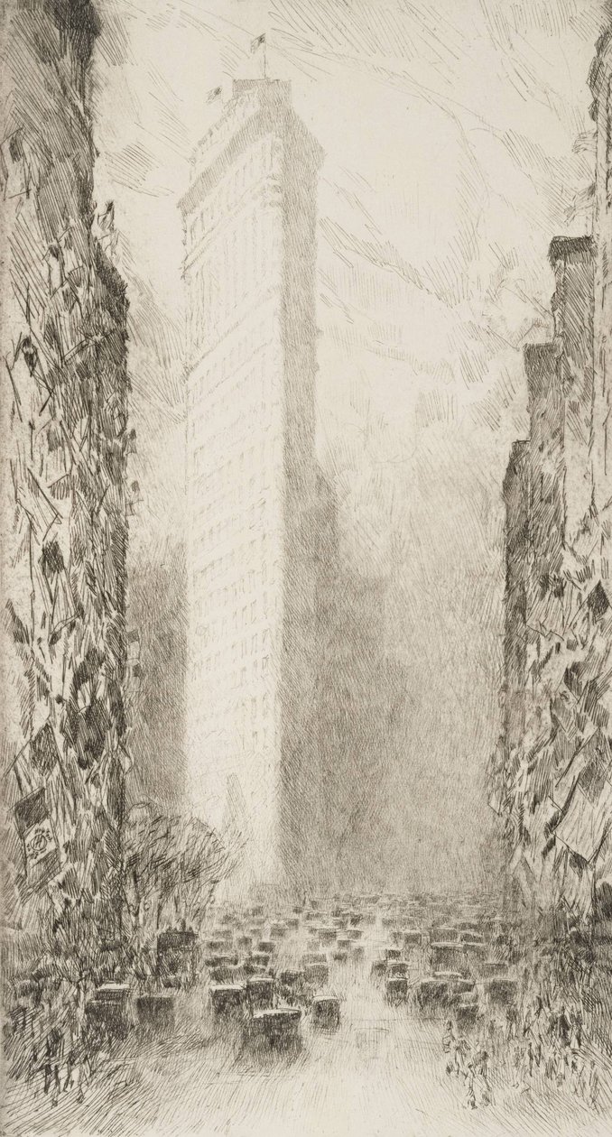 Compleanno di Washington--Fifth Avenue alla 23ª Strada da Childe Hassam