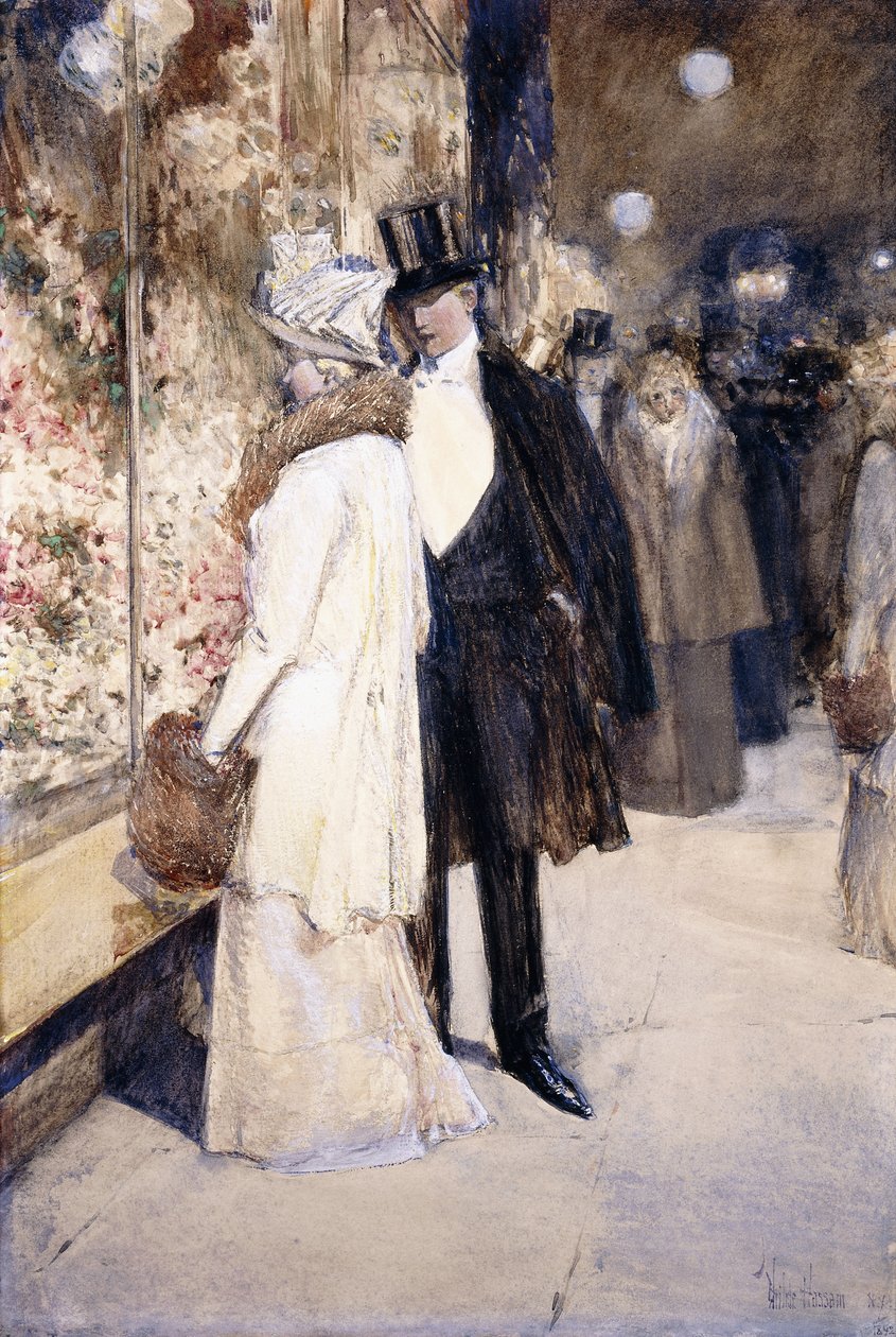 Notturno di Capodanno, New York da Childe Frederick Hassam