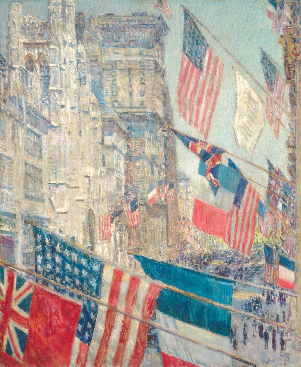 Giorno degli Alleati, maggio 1917 da Childe Frederick Hassam