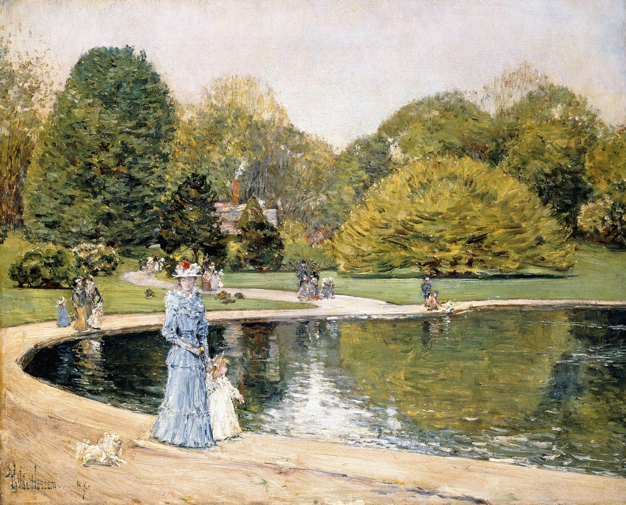 Central Park da Childe Frederick Hassam
