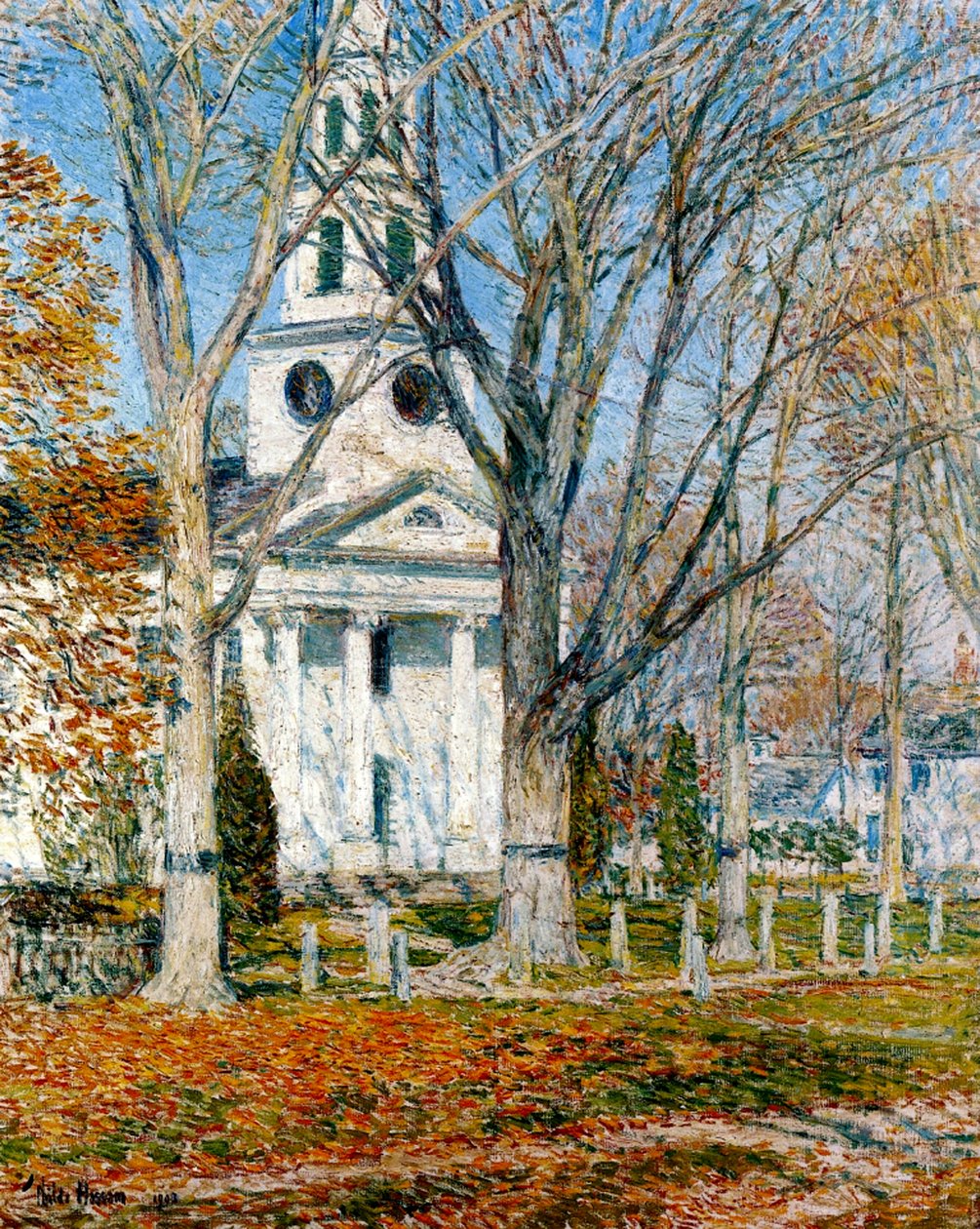 Chiesa a Old Lyme da Childe Frederick Hassam