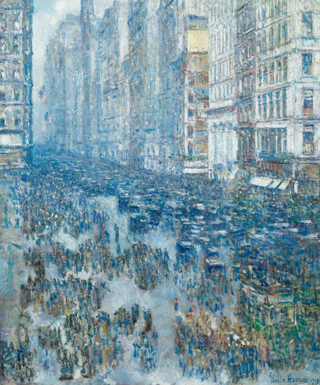 Fifth Avenue da Childe Frederick Hassam