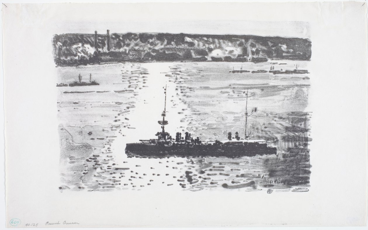 Incrociatore francese da Childe Frederick Hassam