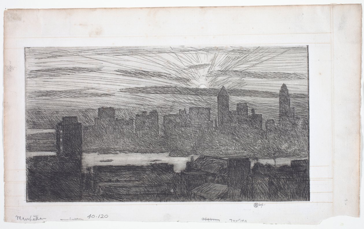 Manhattan da Childe Frederick Hassam