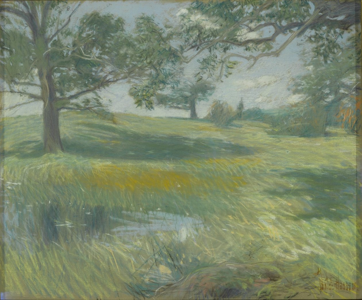 Prati, c.1900-10 da Childe Frederick Hassam