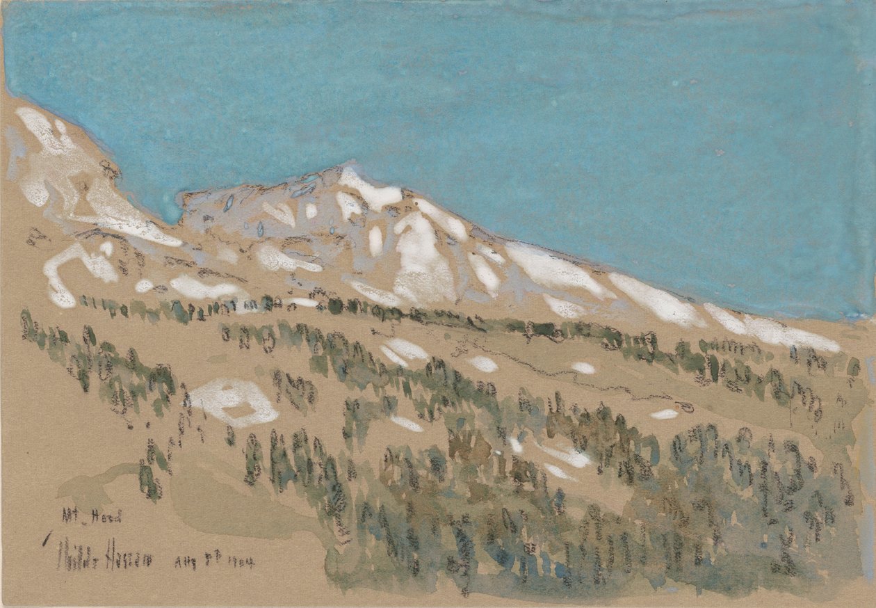 Monte Hood da Childe Frederick Hassam