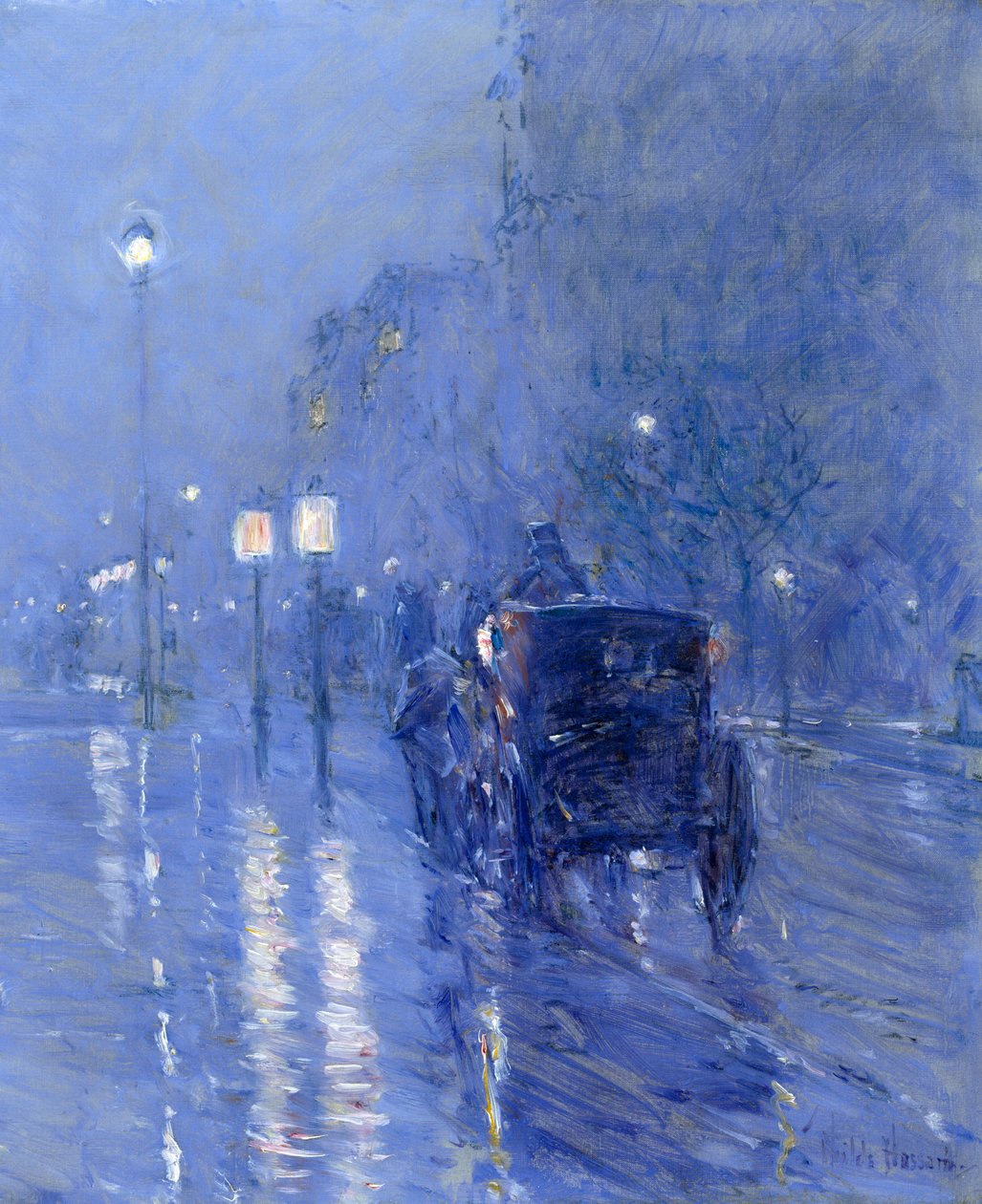 Mezzanotte piovosa da Childe Frederick Hassam