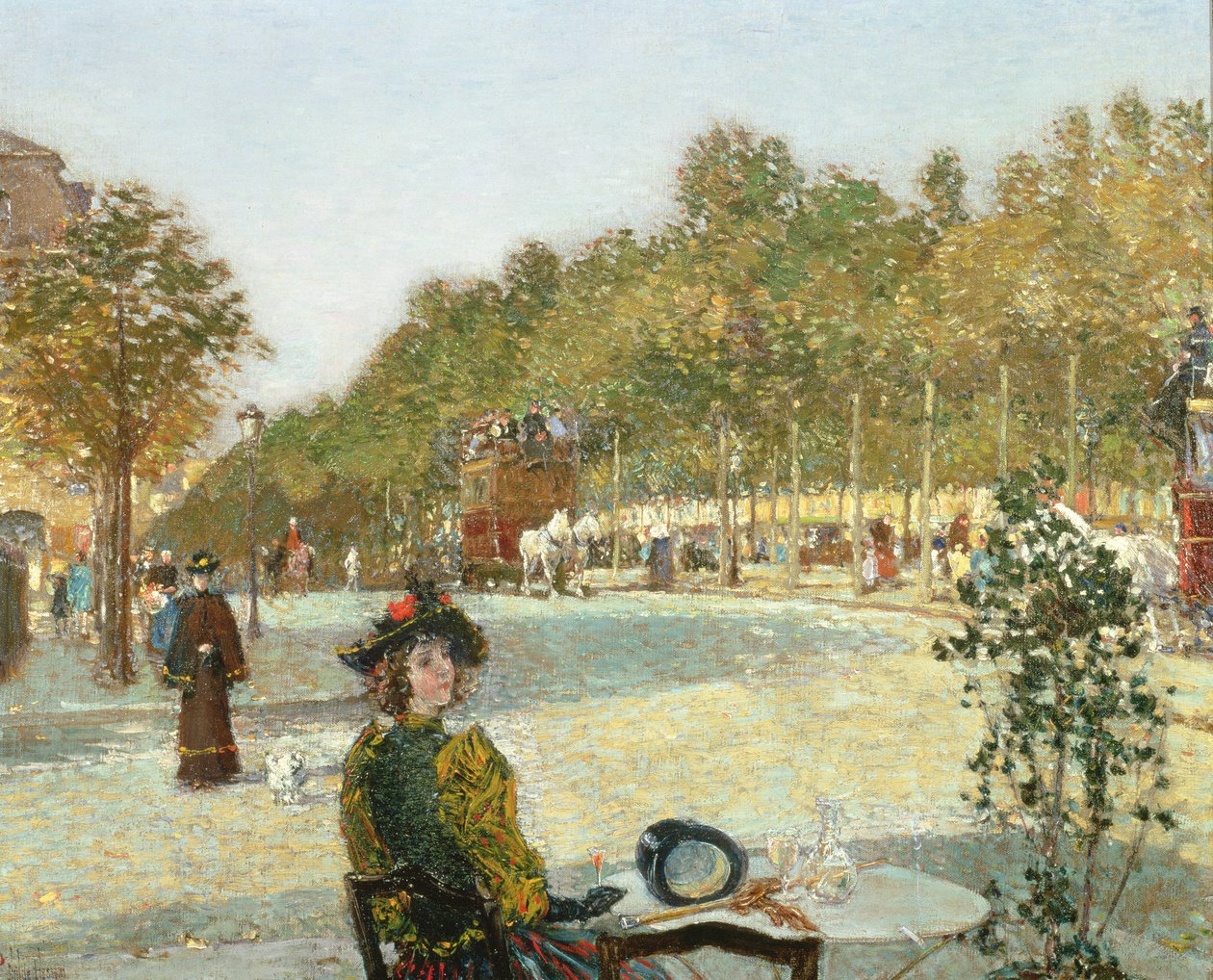 Luce del sole di settembre, Parigi da Childe Frederick Hassam