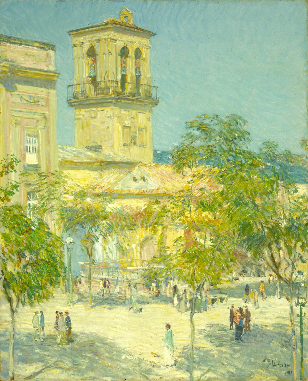 Via del Gran Capitano, Cordova da Childe Frederick Hassam