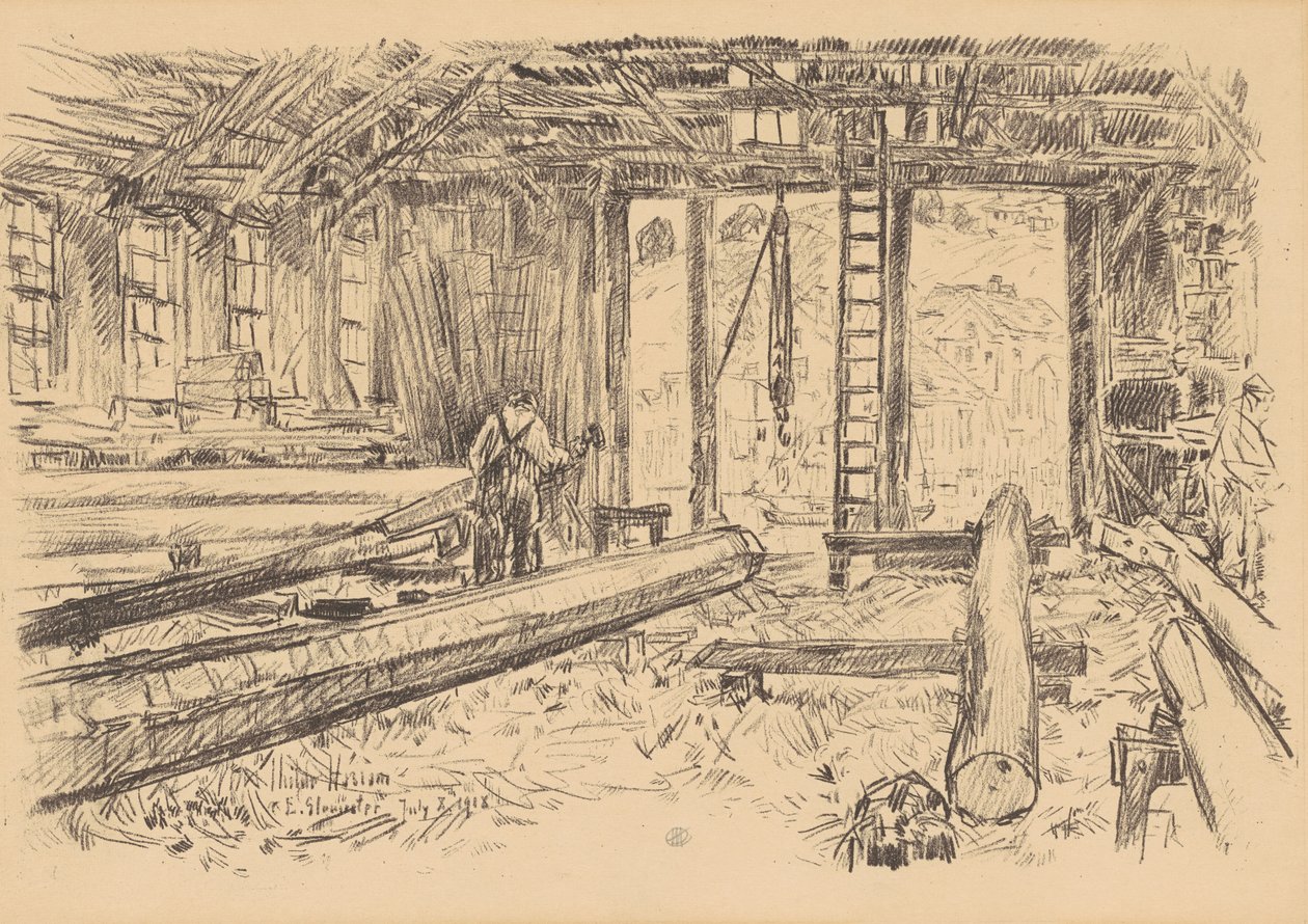 Il negozio di Spar, Gloucester da Childe Frederick Hassam