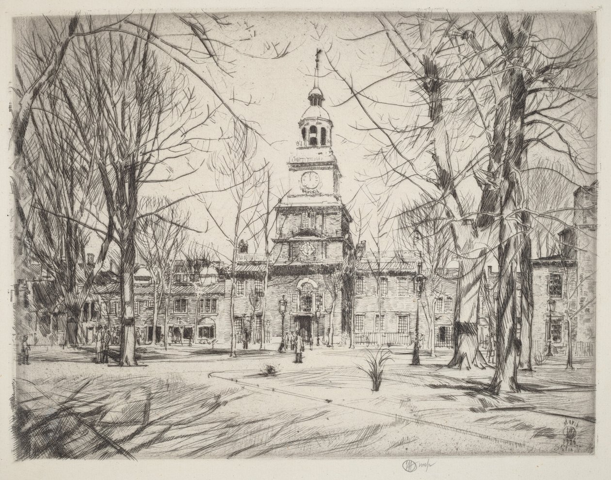 Independence Hall da Childe Hassam