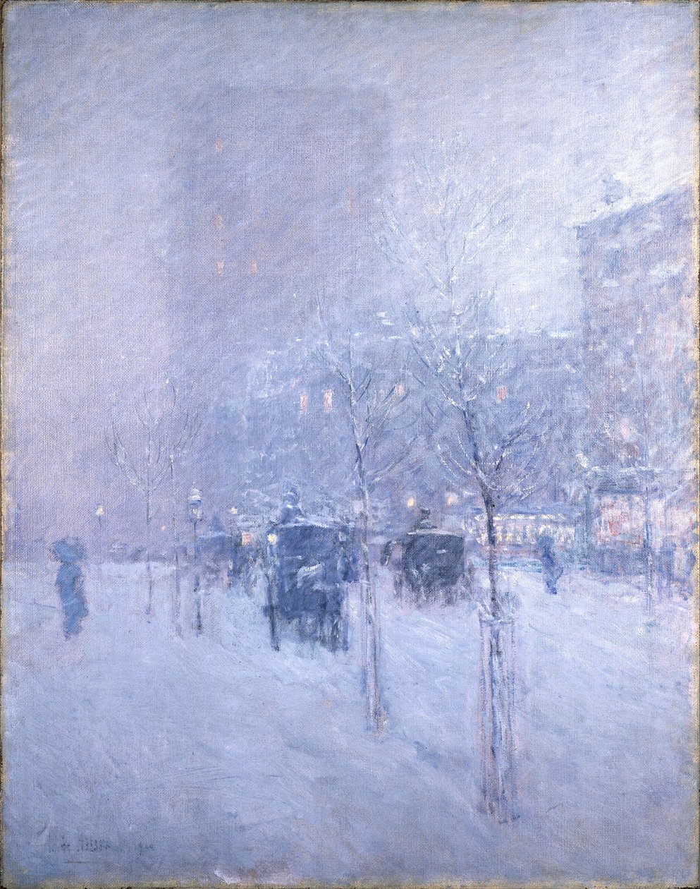 Tardo pomeriggio, New York, inverno da Childe Hassam