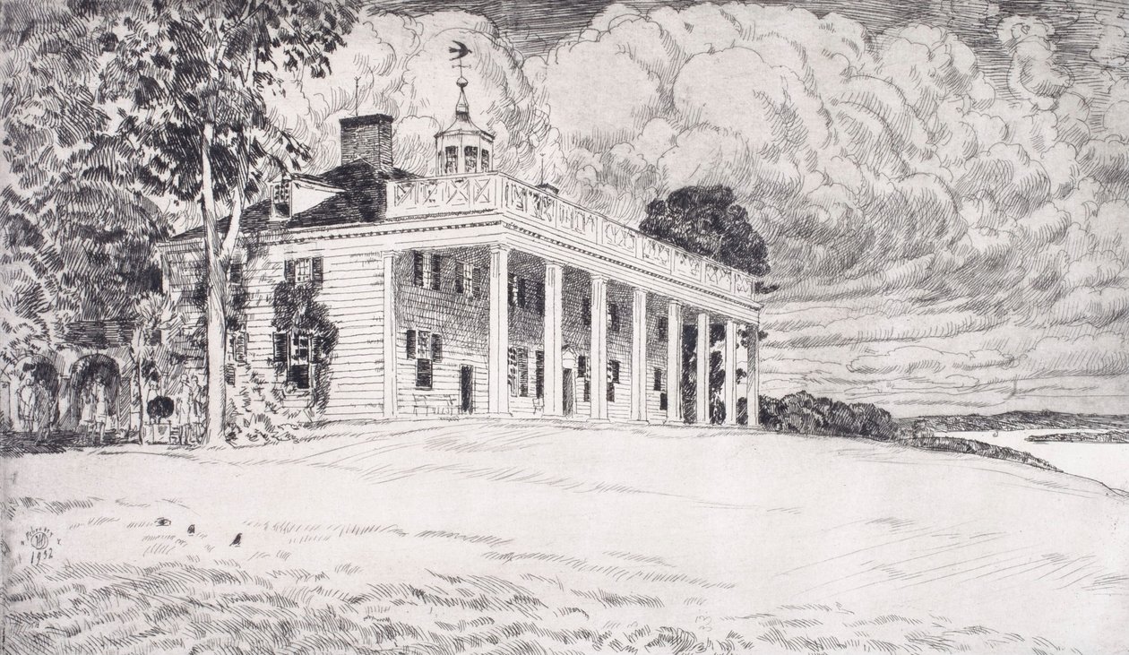 Mount Vernon da Childe Hassam