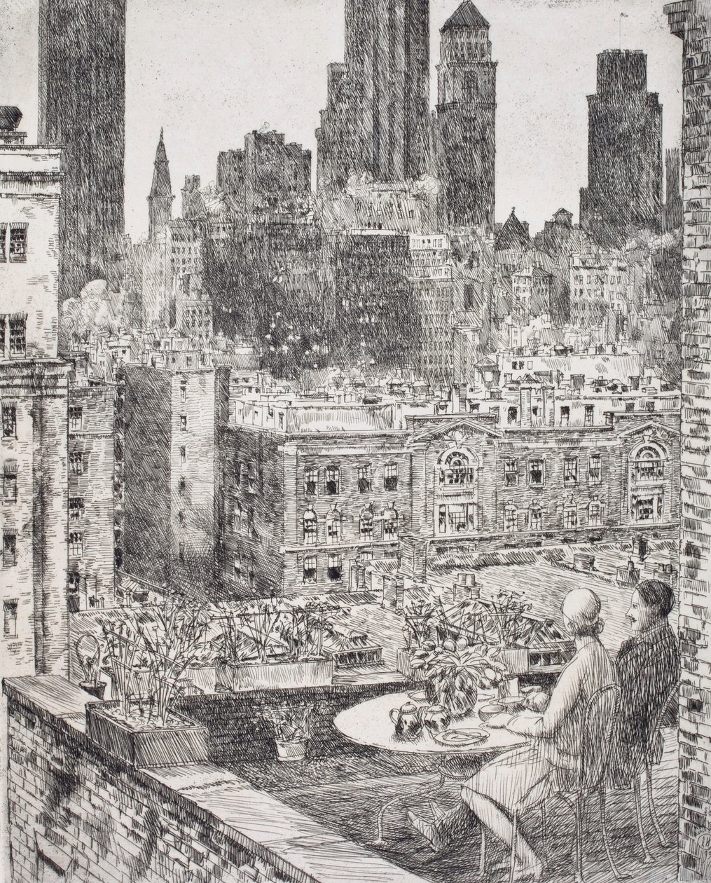 New York, primavera 1931 da Childe Hassam