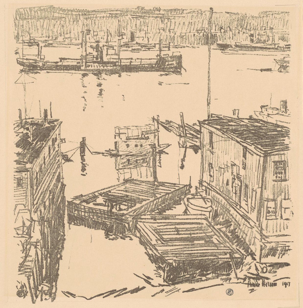 Fiume Nord da Childe Hassam