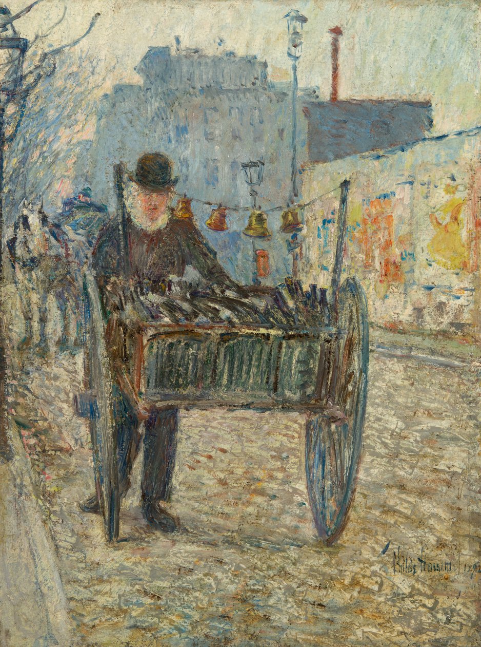 Vecchio raccoglitore di bottiglie da Childe Hassam
