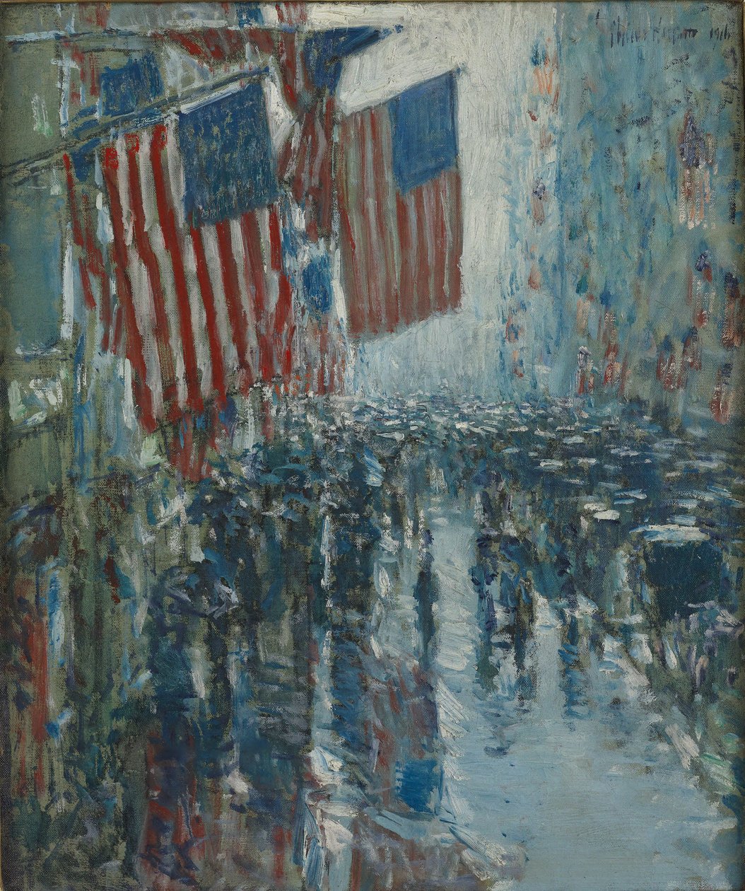 Giorno di pioggia, Fifth Avenue da Childe Hassam