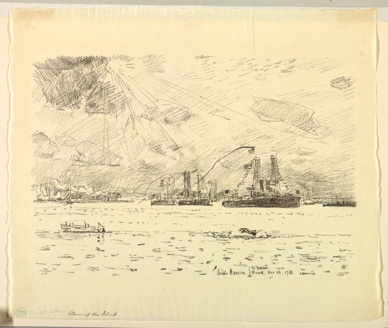 Ritorno della flotta da Childe Hassam