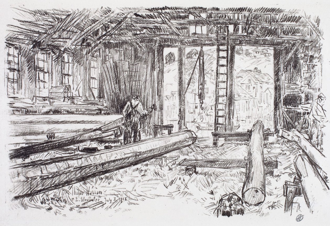 Spar Shop, Gloucester da Childe Hassam