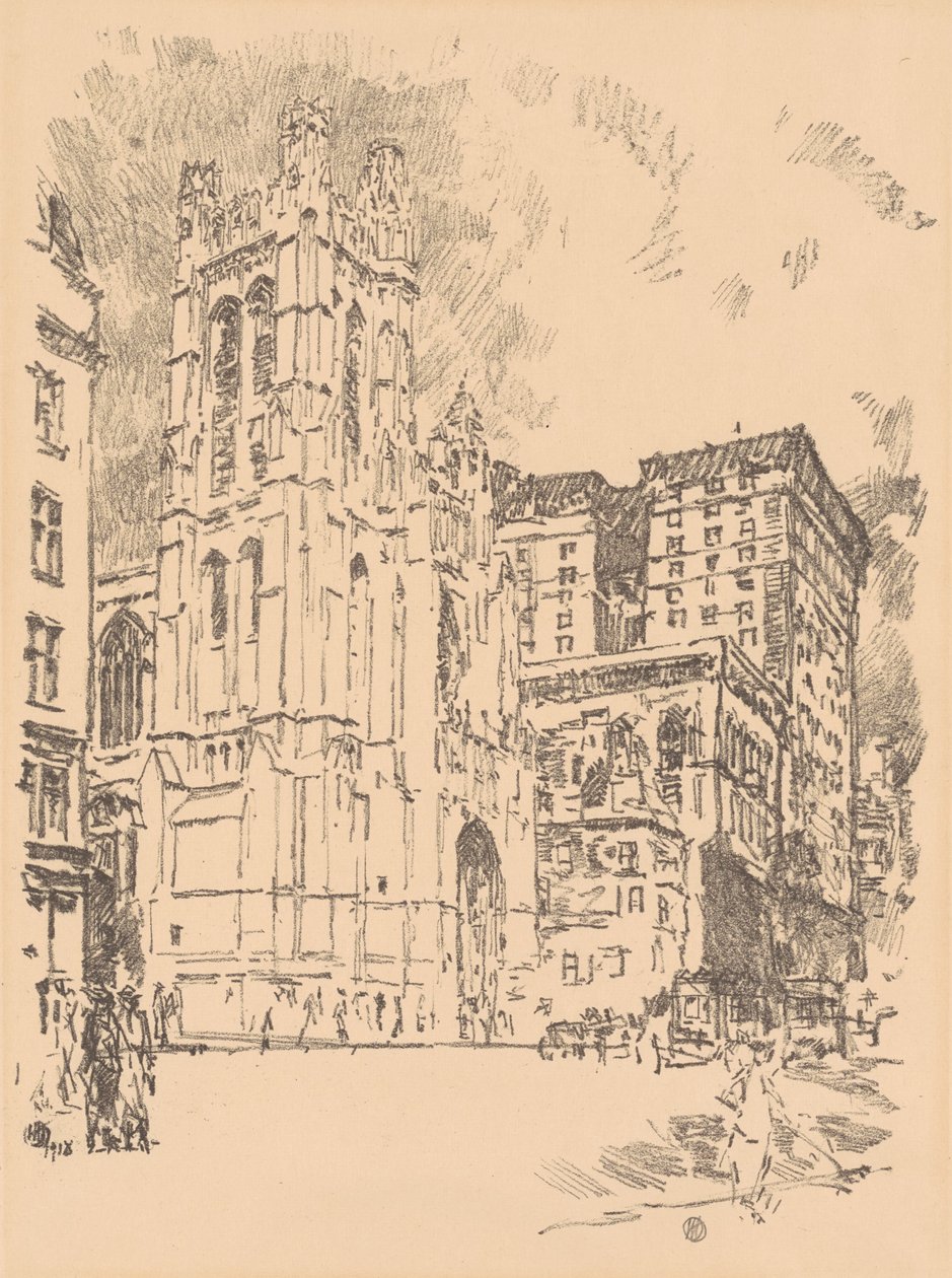 San Tommaso, New York da Childe Hassam