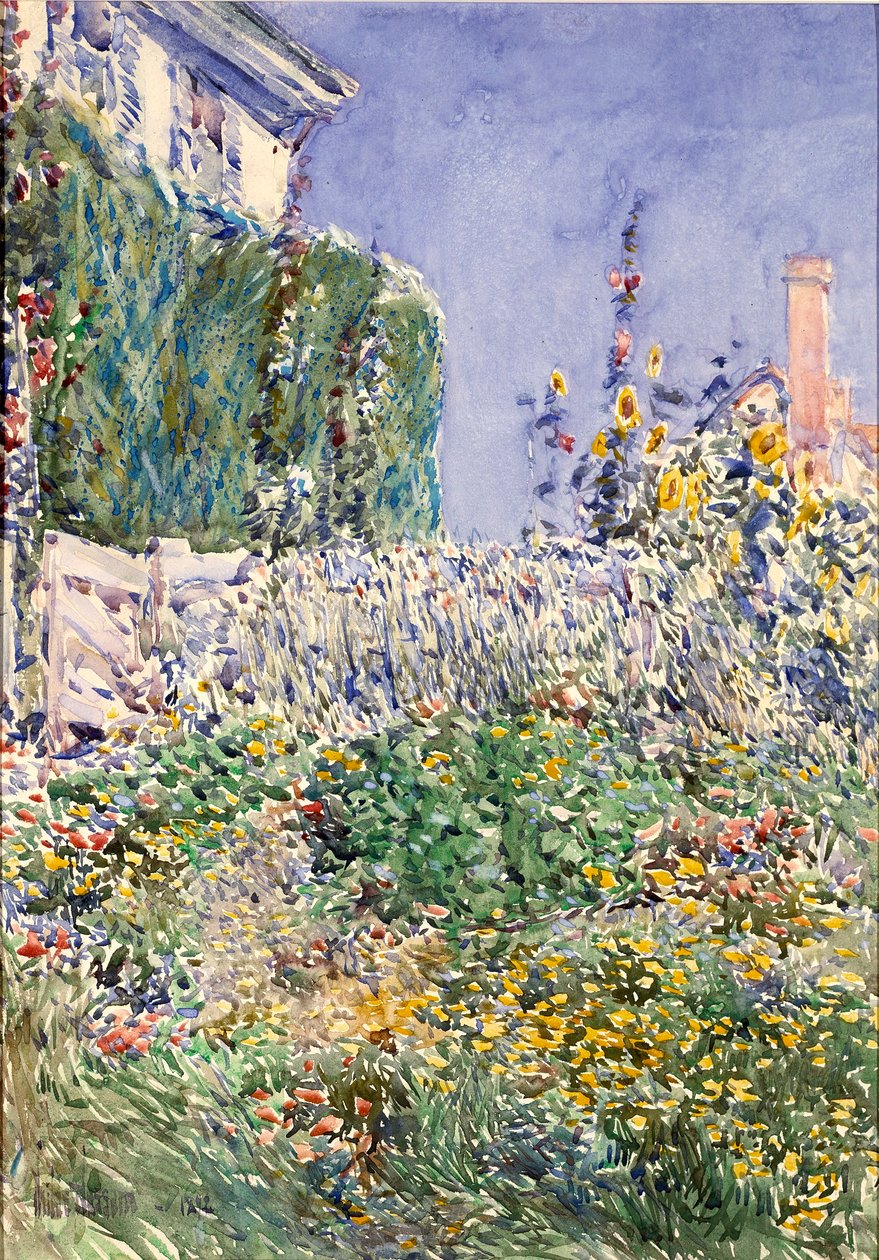 Il giardino di Thaxter da Childe Hassam