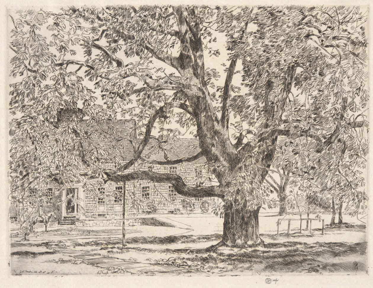 Il grande ippocastano, Easthampton da Childe Hassam