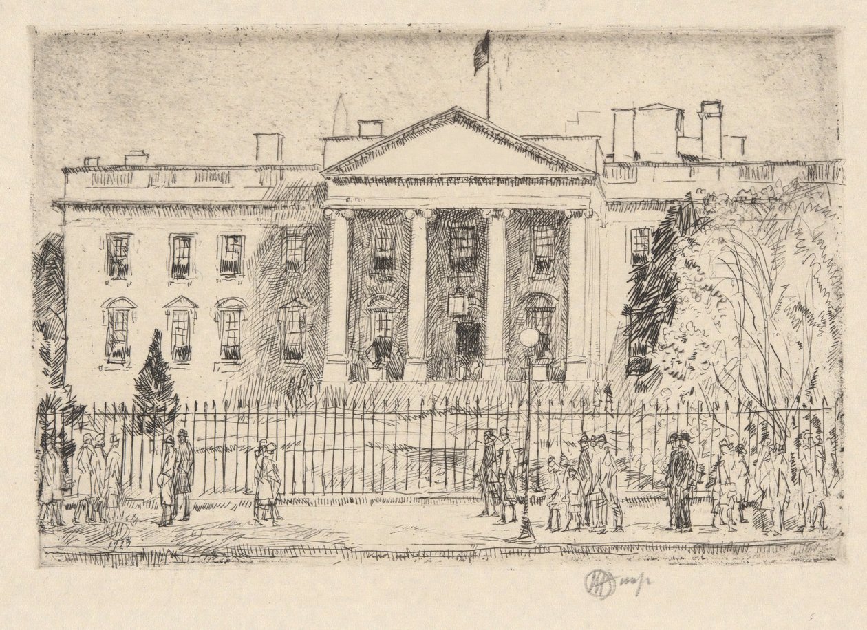 La Casa Bianca da Childe Hassam
