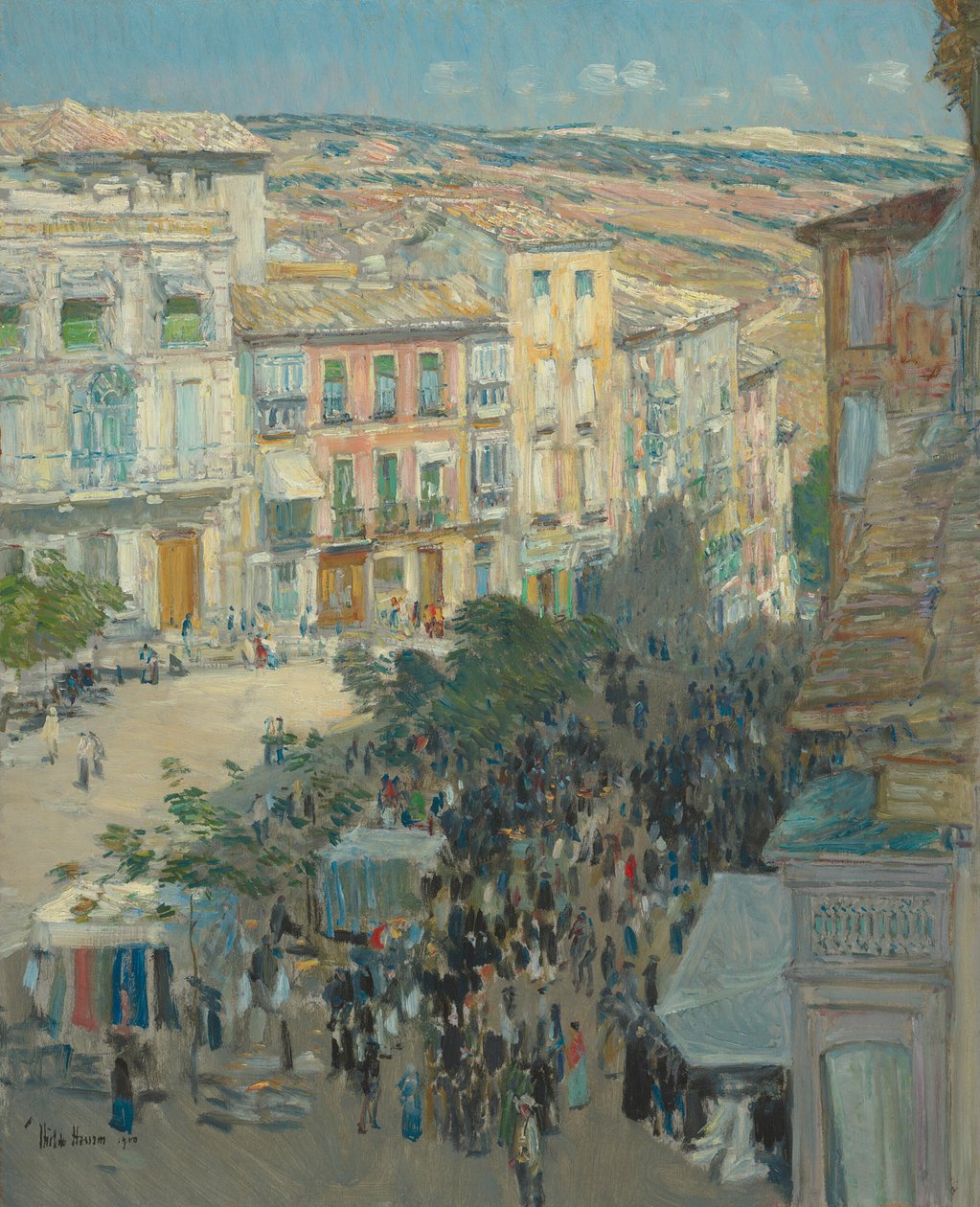 Veduta di una città del sud della Francia da Childe Hassam