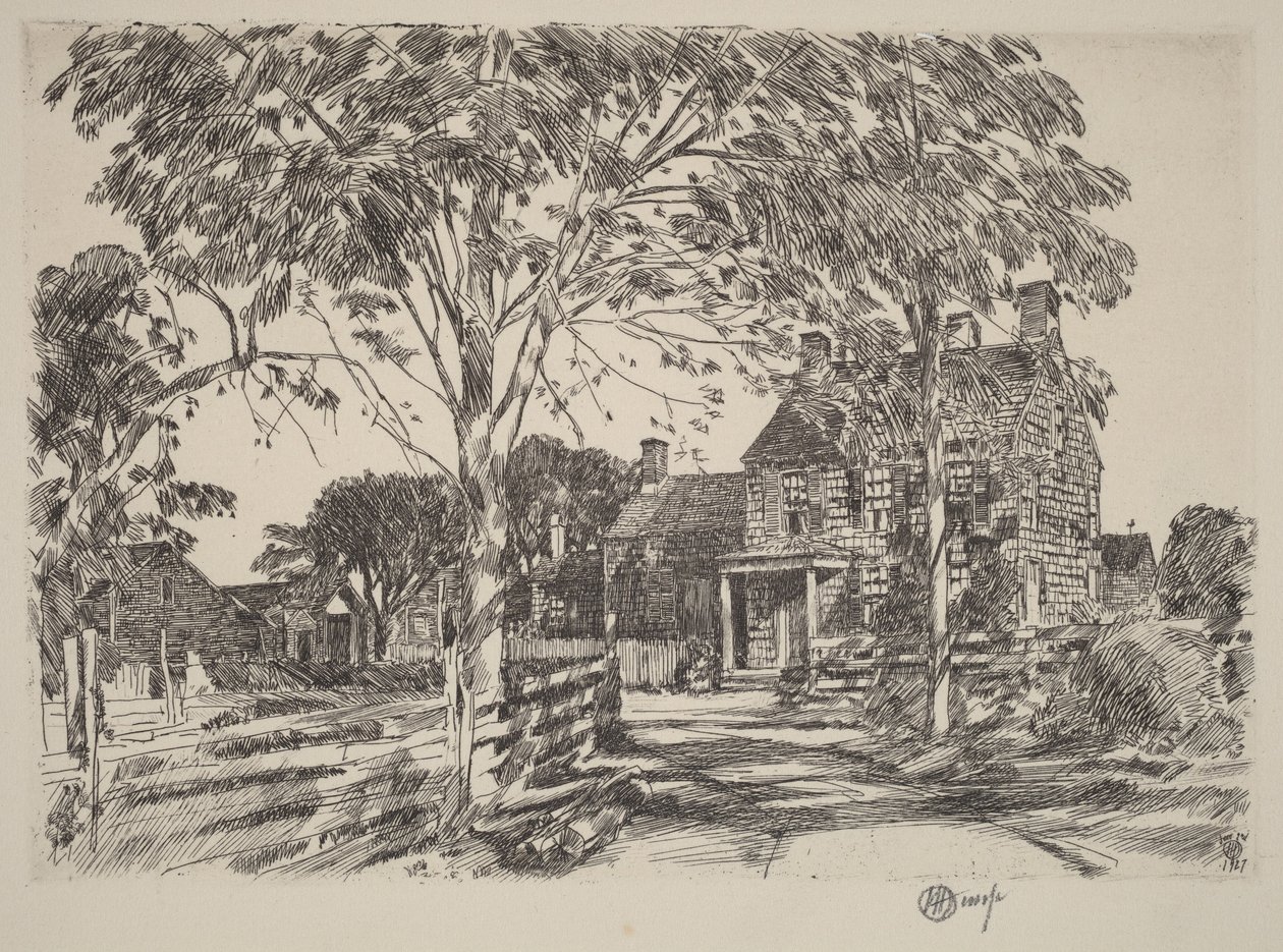Luogo di nascita di Walt Whitman da Childe Hassam