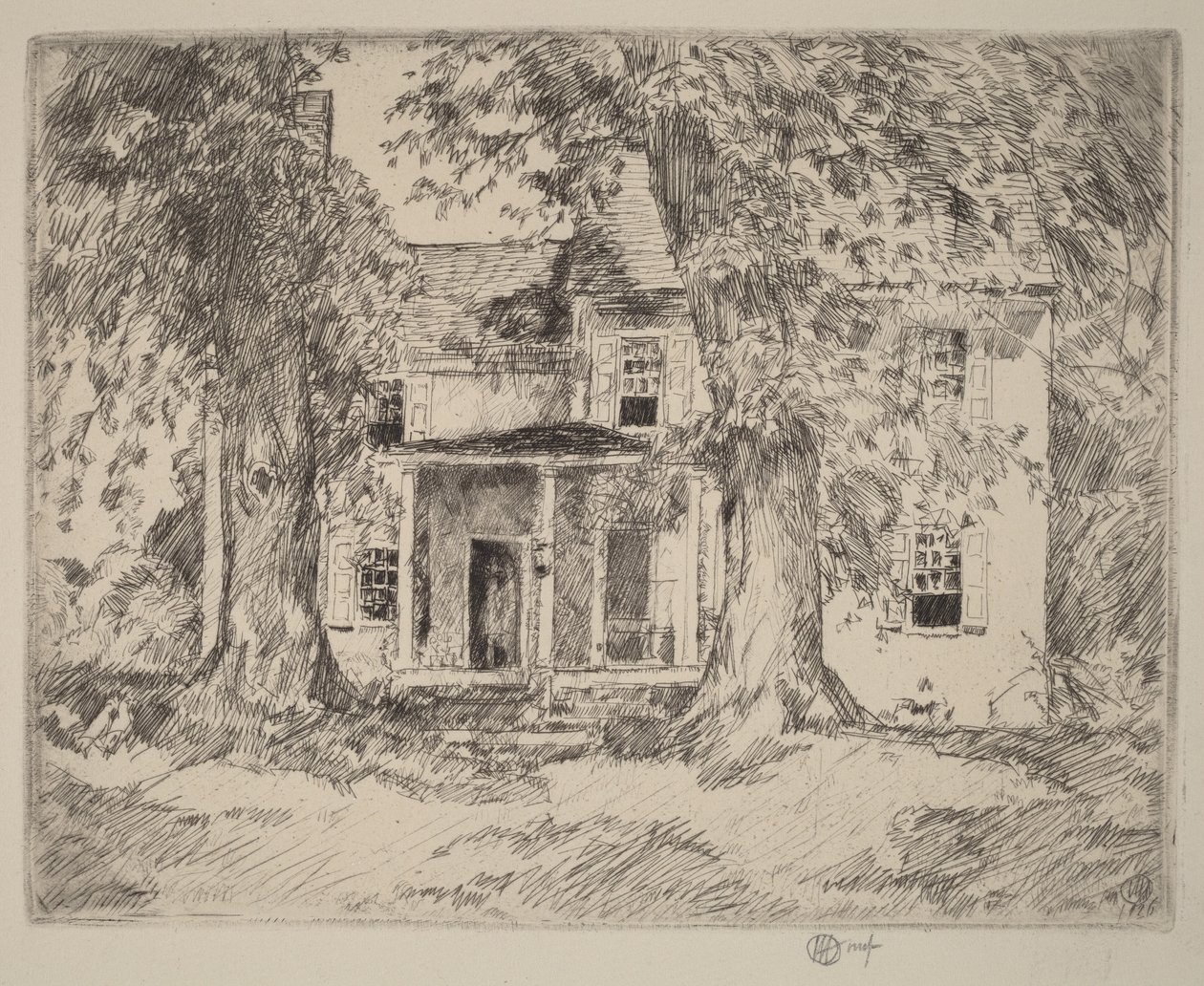 Quartier generale di Washington presso Valley Forge da Childe Hassam