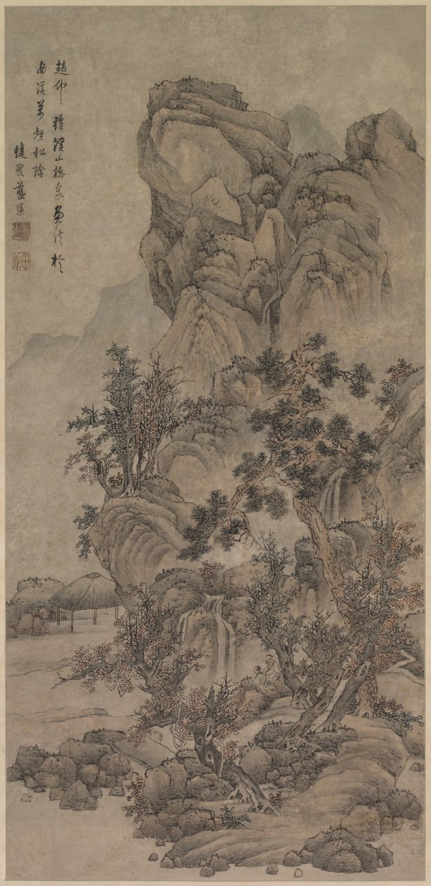 Paesaggio con figure da China, Qing dynasty