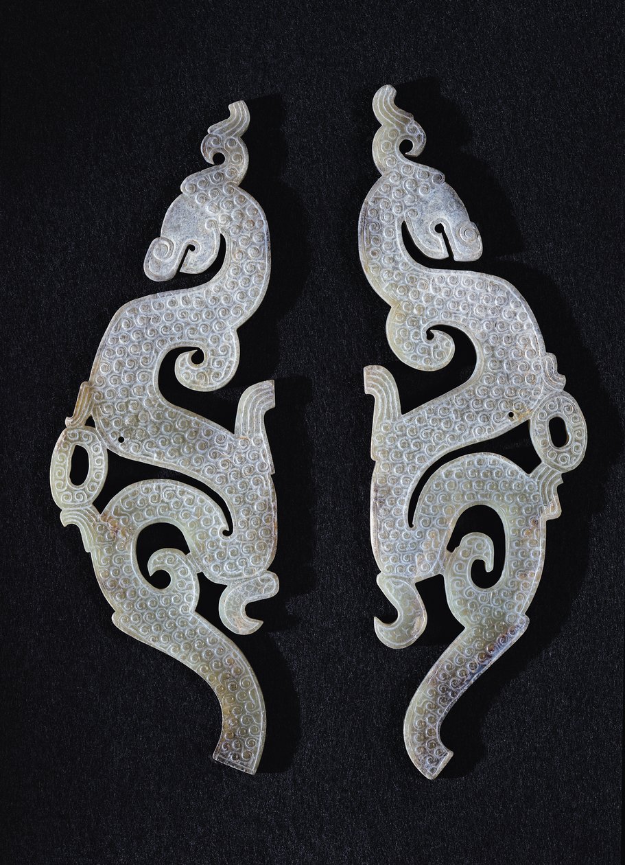Due Draghi, c.475-221 a.C. da Chinese School