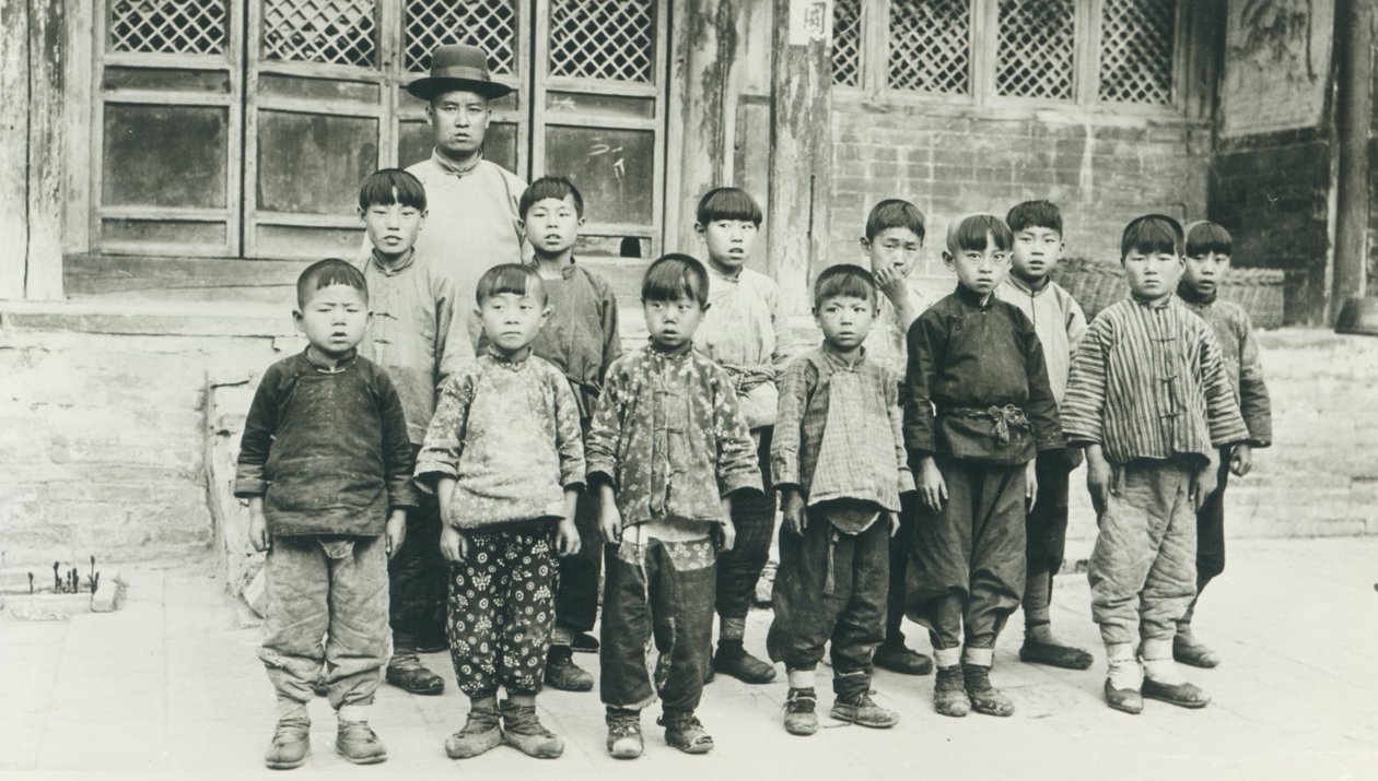Insegnante e alunni da Chinese Photographer